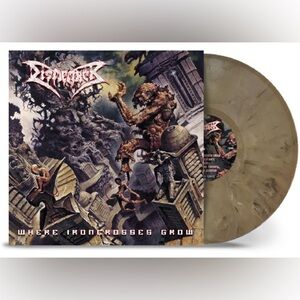 Dismember Where Ironcrosses Grow - Sand Marble LP, Reissued. NEW!!!